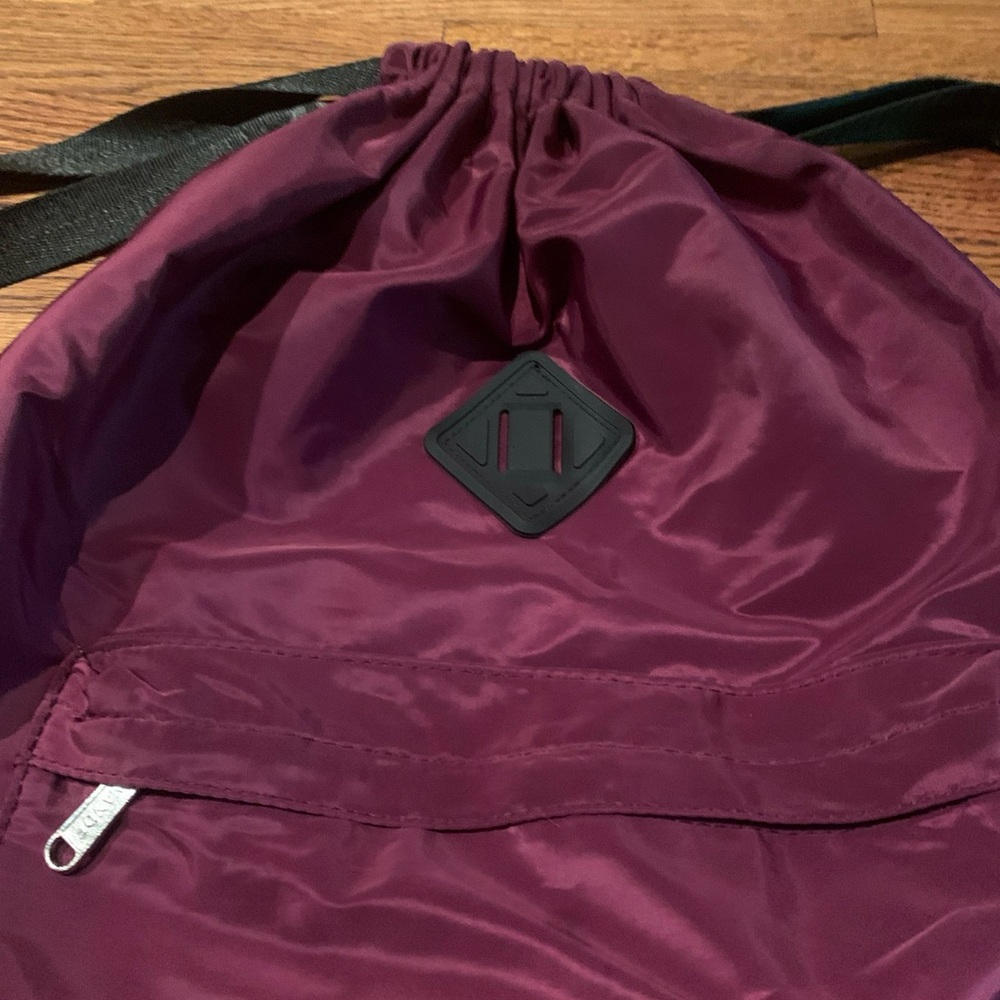 Wandf Plum Drawstring Backpack - Picture 3 of 5